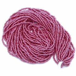 11SB346R: Czech Seed Bead Luster Dark Red #98210 11/0 1 Hank