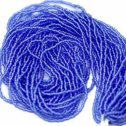 11SB472-RHR: Czech Seed Bead Silver Lined Light Sapphire Round Hole 11/0 Color# 37030 1 Hank