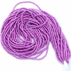 11SB896R: Preciosa Czech Seed Bead Metallic Dark Pink 11/0 - Color# 18325 - 1 Hank