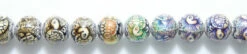 16MB199: Mirage Mood Bead Round Turtle Island 16mm - 1 Piece
