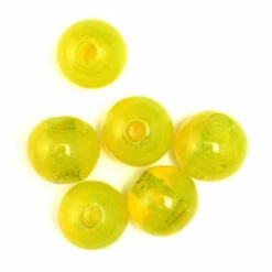 30IN220-RD: India Round Yellow Opal 30mm - 15 Pieces