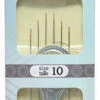 3FI281-10: Needle Sharp Gold Eye #10 With Threader 6 Piece - Package -Tailor Supplies Sales 2024 3FI281 10 ToolsandSupplies BeadingNeedles