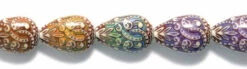 48MB199: Mirage Mood Bead Fancy Flame 15x23mm Average - 1 Piece