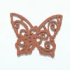 48WC820-56R: Cut Wood Butterfly With Flower 48mm Brown Finish - 3 Pieces -Tailor Supplies Sales 2024 48WC820 56R PendantsandCharms WoodPendants