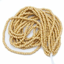 6SB928-PR: Czech Seed Bead Permalux Yellow Brown 6/0 -Col # 22003 - 6 String