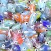 94FH212: India Fish Bead Clear With Multi Colored Stripes 24mm - 200 Pieces -Tailor Supplies Sales 2024 94FH212 thumbnail