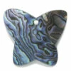AB163: Abalone Butterfly Pendant 47x55mm Average - 1 Piece