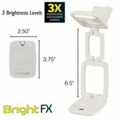 BFX002: TRAVEL MAGNIFIER LED LAMP 3 PHASE (3AAA REQUIRED)
