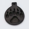 BN385-55: Bone Bear Paw Print Pendant Black 35x45mm - 5 Pieces -Tailor Supplies Sales 2024 BN385 55 PendantsandCharms BoneandHorn