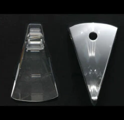 CZ170-212: Preciosa Czech Triangle Pendant Crystal 42mm 1 Piece