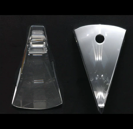 CZ170-212: Preciosa Czech Triangle Pendant Crystal 42mm 1 Piece 3 CZ170-212: Preciosa Czech Triangle Pendant Crystal 42mm 1 Piece