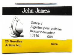 FI279-8: Needle John James Glover #8 (L3910-08) 25 Pieces Per Package