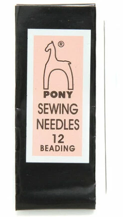 FI281-12A: Pony Beading Needle #12 25 Piece Pk India - Package