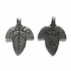 GG404-PW: Green Girl Be Happy Leaf 20x25mm Pewter - 1 Piece 1 GG404-PW: Green Girl Be Happy Leaf 20x25mm Pewter - 1 Piece -Tailor Supplies Sales 2024 GG404 PW PendantsandCharms Pewter PlantsandFlowers