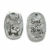 GG471-AS: Green Girl Howling Wolf Antique Silver 16x22mm - 1 Piece -Tailor Supplies Sales 2024 GG471 AS TopBrands GreenGirl