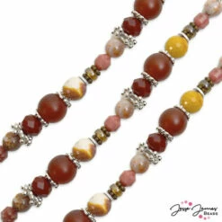 JJ05-BLDYMARY: Jesse James On The Rocks Bead Strand In Bloody Mary
