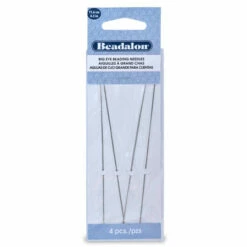 JNEED4.5/4 Was FI283-4L Beadalon Needle Big Eye 4.5 Inch 4 Piece Package