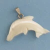 MP486: Mother Of Pearl Dolphin Charm 30mm - - 4 Pieces -Tailor Supplies Sales 2024 MP486 PendantsandCharms Shell