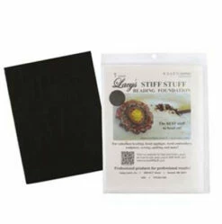 MS620-1BLACK: LACY'S STIFF STUFF BLACK 4.25X5.5 1 SHEET