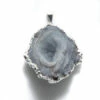 ST25-63: Brazil Druzy Chalcedony 34-58mm 1 Piece -Tailor Supplies Sales 2024 ST25 63 PendantsandCharms GemstonePendants