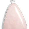 ST402-B: Rose Quartz Pendant Assorted 30x40mm Average - 1 Each -Tailor Supplies Sales 2024 ST402 B PendantsandCharms GemstonePendants