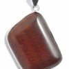 ST421-B: Red Tiger Eye Pendant Assorted 30x40mm Average - 1 Each -Tailor Supplies Sales 2024 ST421 B PendantsandCharms GemstonePendants