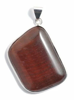 ST421-B: Red Tiger Eye Pendant Assorted 30x40mm Average - 1 Each