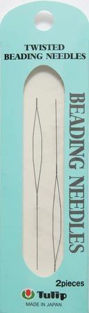 TBN-006E: WAS TL281-TP06: Tulip Twisted Beading Needle .2x70mm 2 Piece - Package