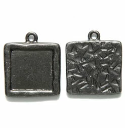 TC2262-GM: Tierracast Frame Large Square 25mm Black - 1 Piece