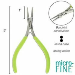 TL5914: Micro-Fine Round Nose Pliers With Spring Joint 5 Inch -Tailor Supplies Sales 2024 TL5914 info