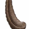 VJ6109: Vintaj Natural Brass Feather Plume 46mm - 1 Piece